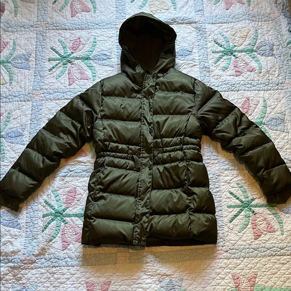 Eddie Bauer Kids Green Puffer Jacket